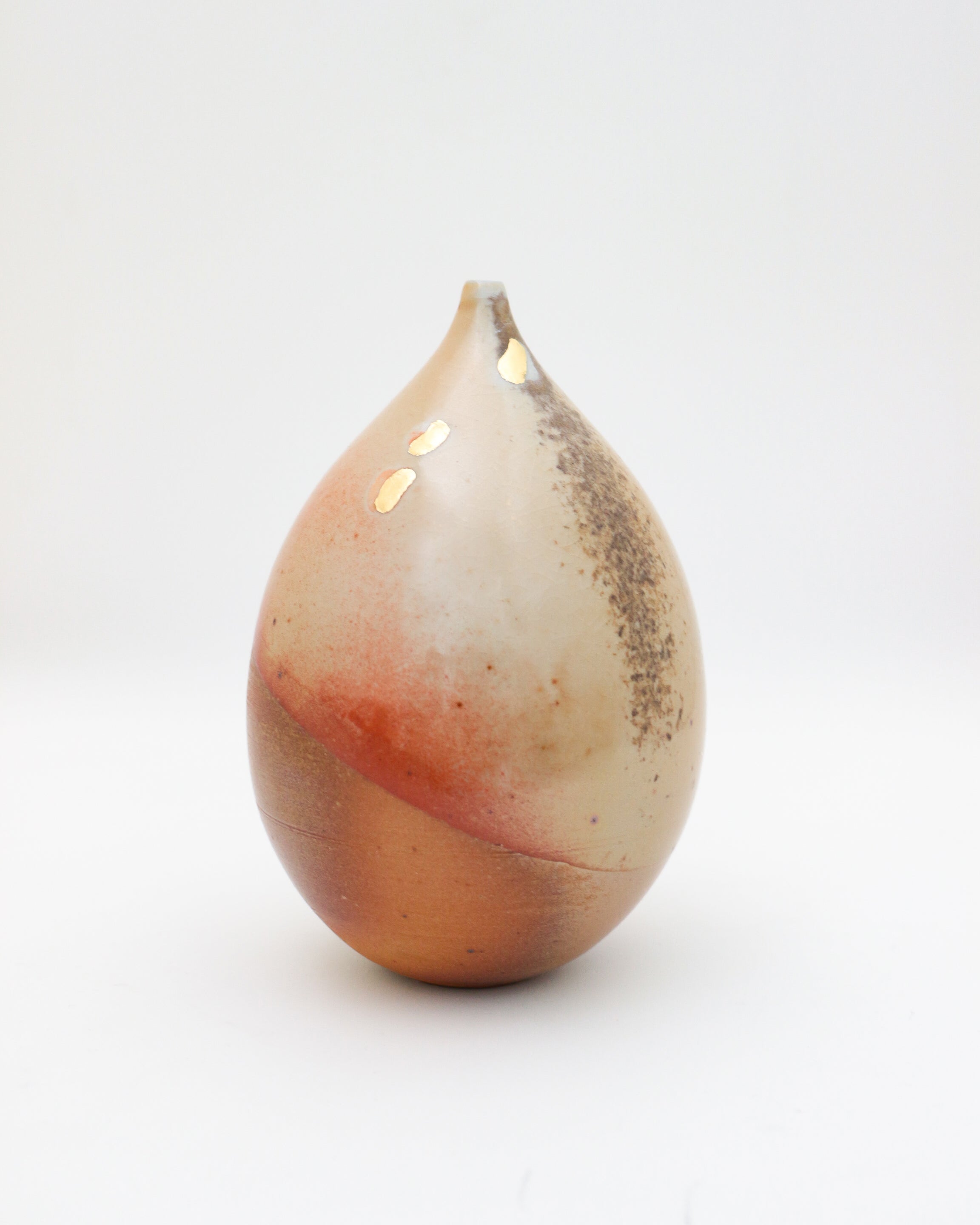 Woodfired Teardrop vase